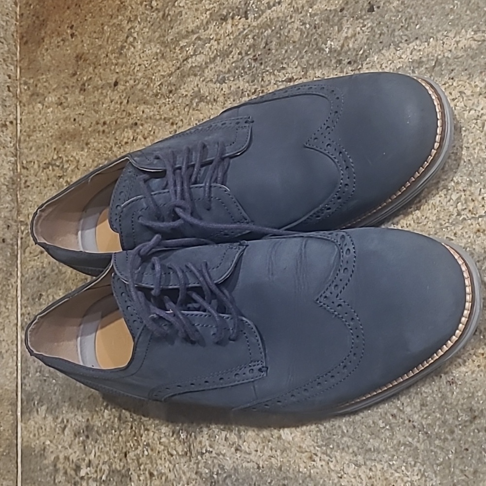 Cole Haan Men's Original Grand Wingtip Blue Oxfords size 11